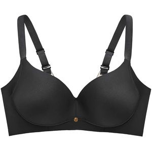 Understance Emilia Wireless Contour Black Bra - 32DD